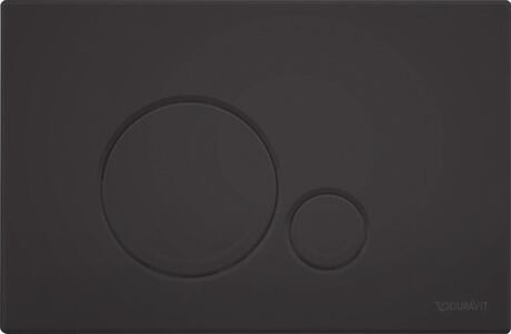 Клавиша смыва Duravit DuraSystem WD5010031000/WF5120131010, чёрный матовый - duravit shop