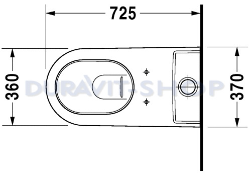 Унитаз напольный Duravit Starck-2 2129090000 с бачком 0933000005 - duravit shop