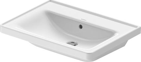 Раковина 65 см Duravit D-Neo 2367650000, белый - duravit shop