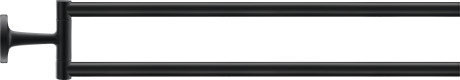 Полотенцедержатель 39 см Duravit Starck T 0099414600, чёрный матовый - duravit shop