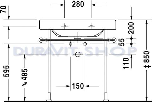 Раковина 80x52 Duravit Happy D 0417800000 - duravit shop