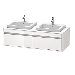 Тумба под раковину Duravit Ketho KT6797B2222, белый глянцевый