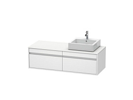 Тумба под раковину Duravit Ketho KT6697L1818, белый матовый