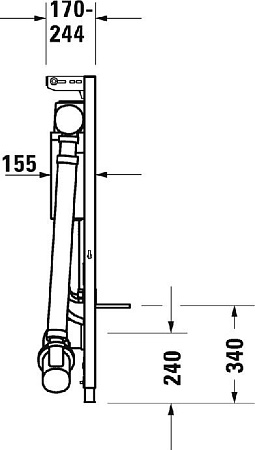 Инсталляция для унитаза Duravit DuraSystem WD1014000000 - duravit shop