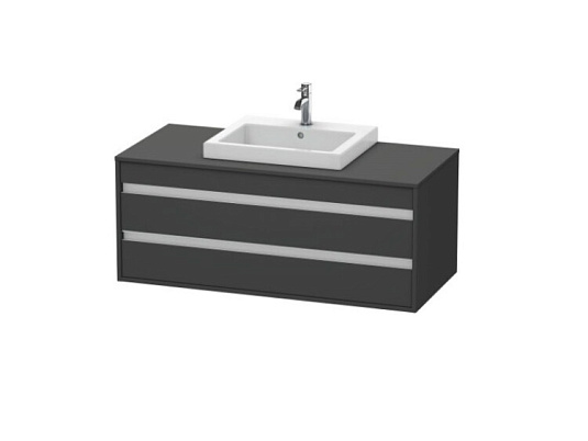 Тумба под раковину Duravit Ketho KT675604949, графит матовый - duravit shop