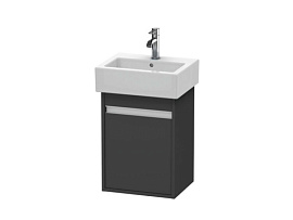 Тумба под раковину Duravit Ketho KT6630R4949, графит матовый