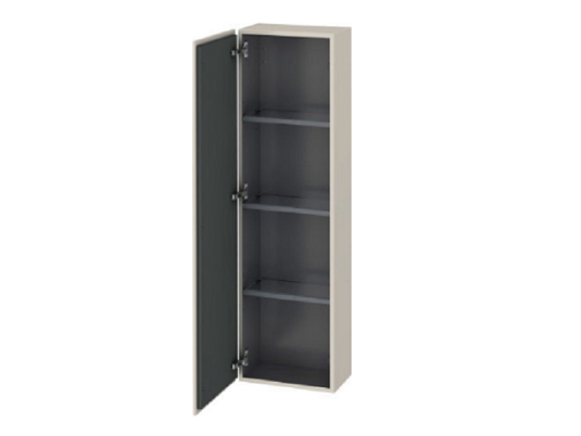 Шкаф-пенал Duravit L-Cube LC1168L9191, серо-коричневый матовый - duravit shop