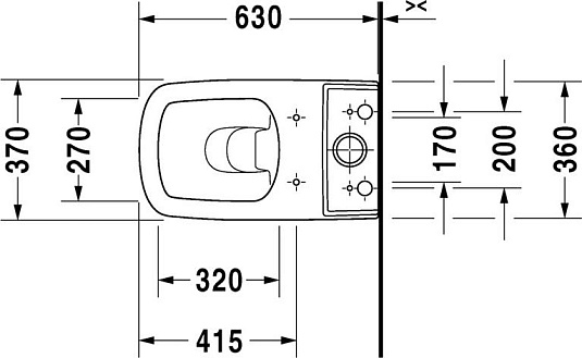 Крышка-сиденье Duravit DuraStyle 0063790000 с микролифтом петли хром - duravit shop