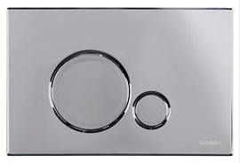 Клавиша смыва Duravit DuraSystem WD5010021000/WF5120021010, хром