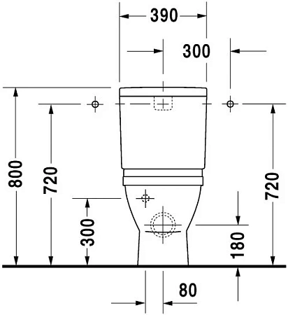 Напольный унитаз Duravit Starck 3 012809 - duravit shop