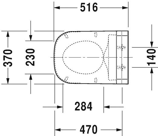 Крышка-биде Duravit SensoWash Starck C 610300002000300 для Happy D.2 - duravit shop