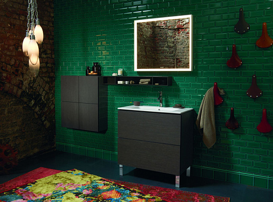 Зеркало с подсветкой 80 см Duravit L-Cube LC738100000 - duravit shop