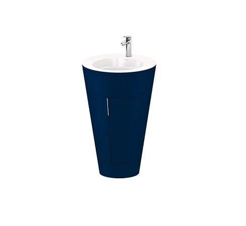 Тумба под раковину Duravit Starck 1 S19513O10980000, ночной синий матовый - duravit shop