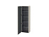Шкаф-пенал Duravit L-Cube LC1181L9191, серо-коричневый матовый