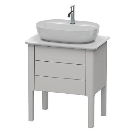 Тумба под раковину Duravit Luv LU956503939, скандинавский белый шелковисто-матовый - duravit shop