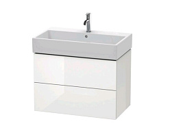 Тумба под раковину Duravit L-Cube LC627702222, белый глянцевый