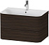 Тумба под раковину Duravit Happy D.2 Plus HP4637O6969, орех брашированный