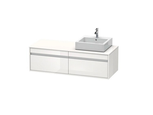 Тумба под раковину Duravit Ketho KT6697R2222, белый глянцевый - duravit shop