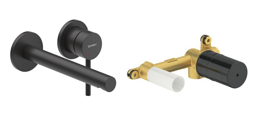 Смеситель для раковины Duravit Circle CE1070004C46, черный матовый - duravit shop