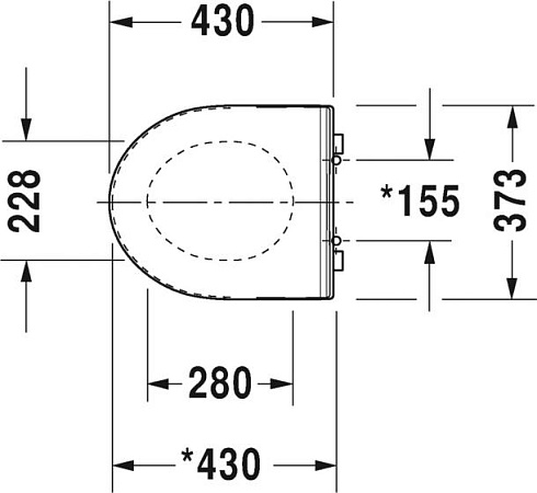 Крышка-сиденье для унитаза микролифт Duravit DuraStyle Basic 0020790000 - duravit shop