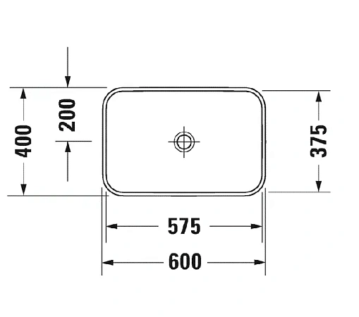 Раковина накладная Duravit Happy D.2 Plus 23596013001 серый - duravit shop