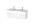 Тумба под раковину Duravit L-Cube LC625801818, белый матовый