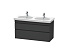 Тумба под раковину Duravit Durastyle DS648604949, графит матовый