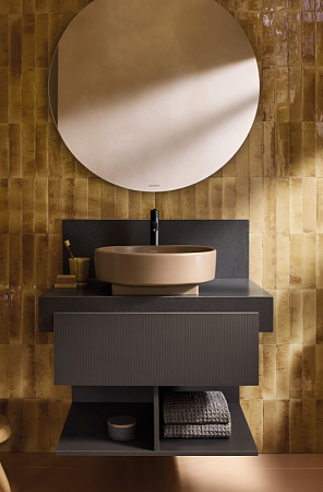 Тумба под раковину Duravit Balcoon BA50430JGIG0000, Slate brown matt decor/Slate brown structured matt - duravit shop