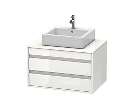Тумба под раковину Duravit Ketho KT665402222, белый глянцевый