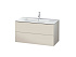 Тумба под раковину Duravit L-Cube LC624209191, серо-коричневый матовый