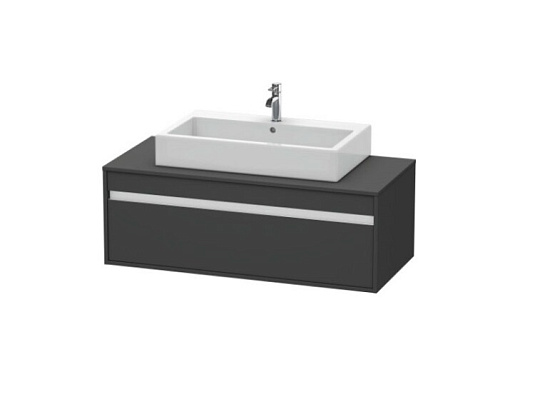 Тумба под раковину Duravit Ketho KT669604949, графит матовый - duravit shop