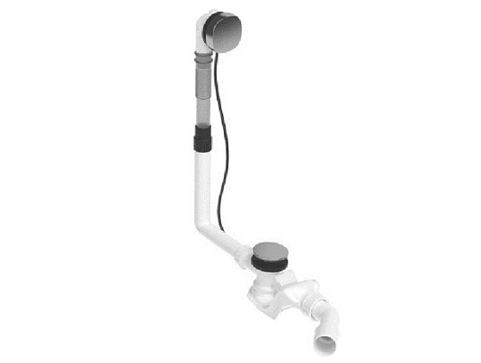Слив-перелив Duravit 792200000001000, хром - duravit shop