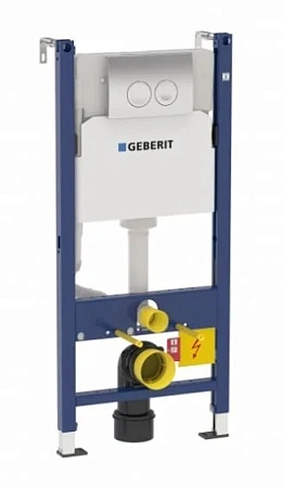 Инсталляция Geberit с безободковым унитазом Duravit D-Code 45700900A1, сиденье микролифт, комплект - duravit shop